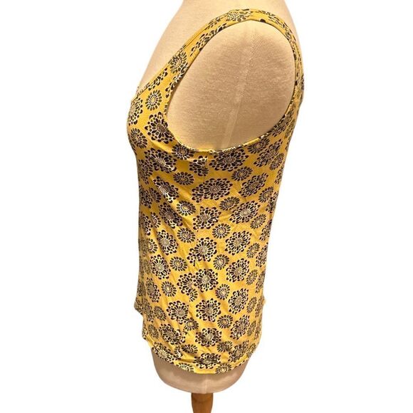 GAP Factory Yellow Patterned Tank Top Small - Picture 6 of 7
